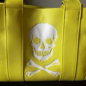 Betsey Johnson Skully Deboss Tote